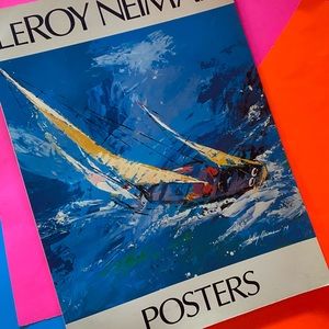 Great vintage deadstock LeRoy Neiman poster book